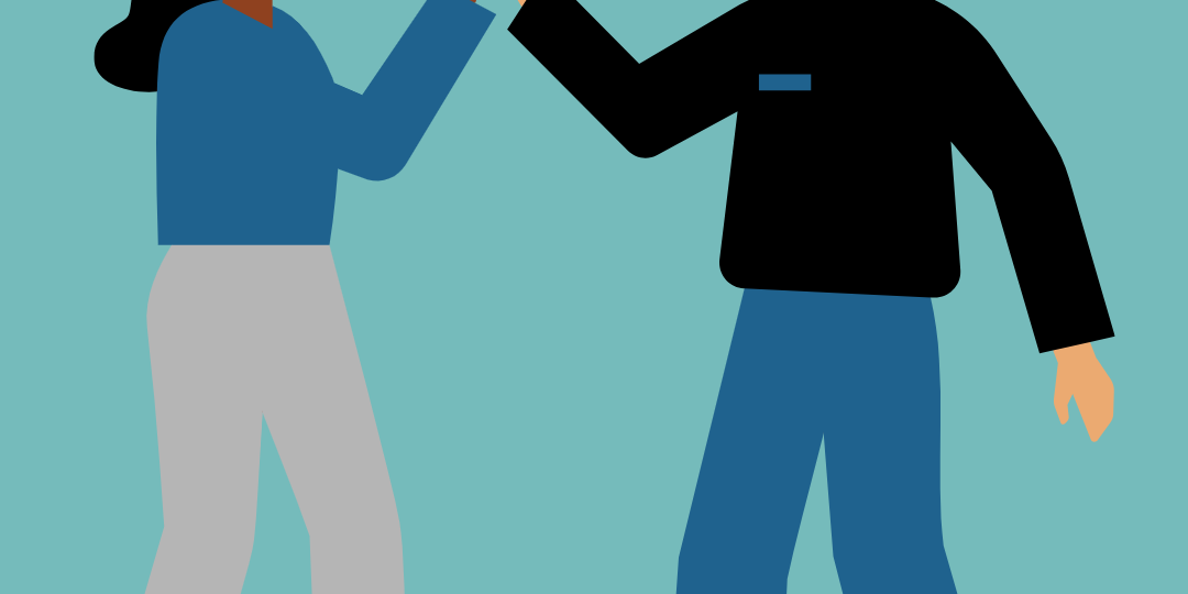 Illustration representing healing core beliefs and anxious attachment.